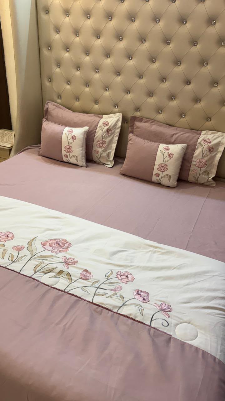 Luxury 6-Piece Embroidered King Size Comforter Set