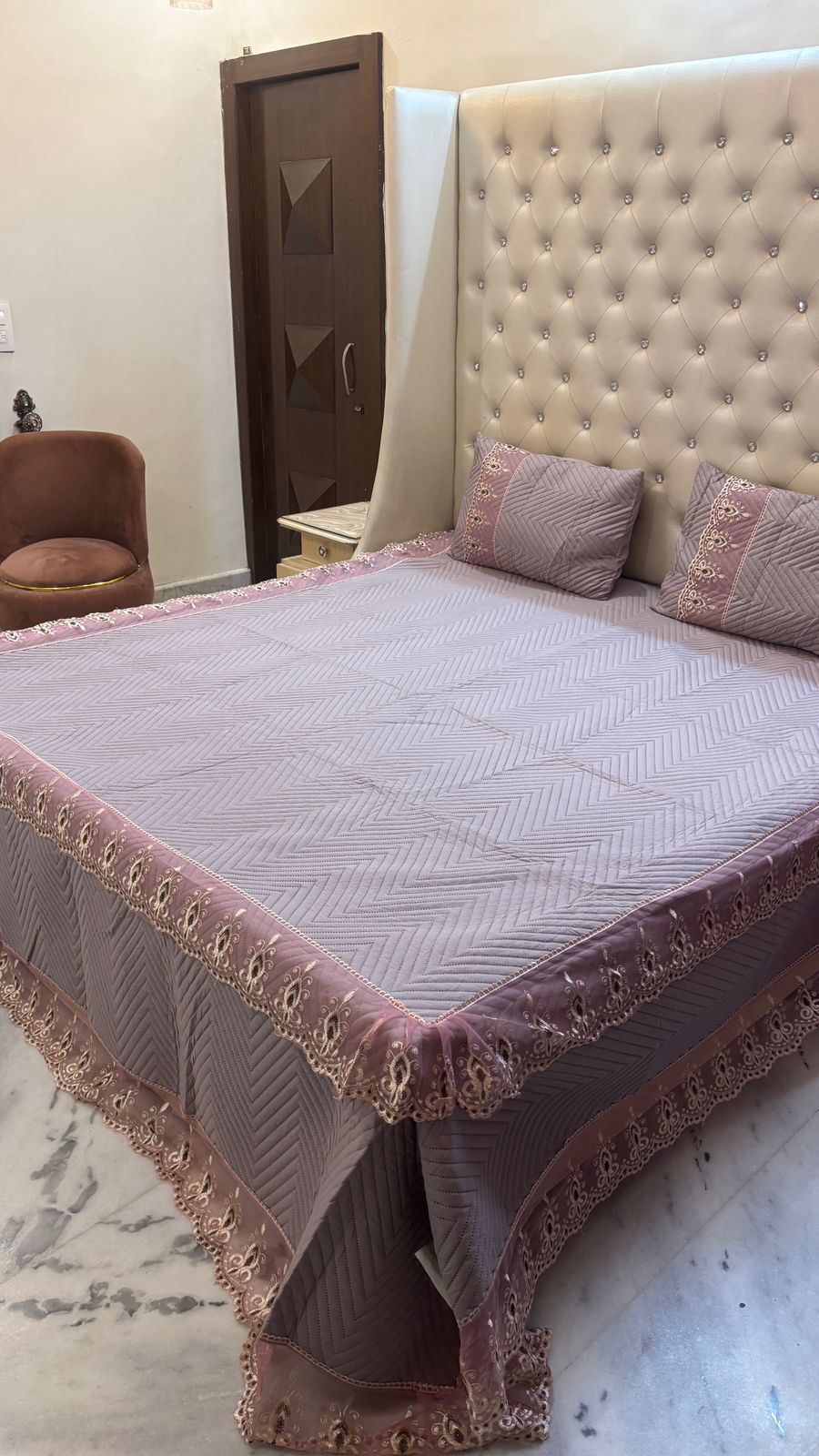 Double Lace Luxury Bedcover