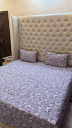 Reversible Quilted Bed Cover