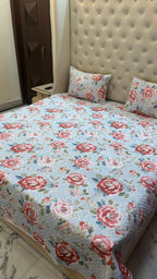 Reversible Quilted Bed Cover