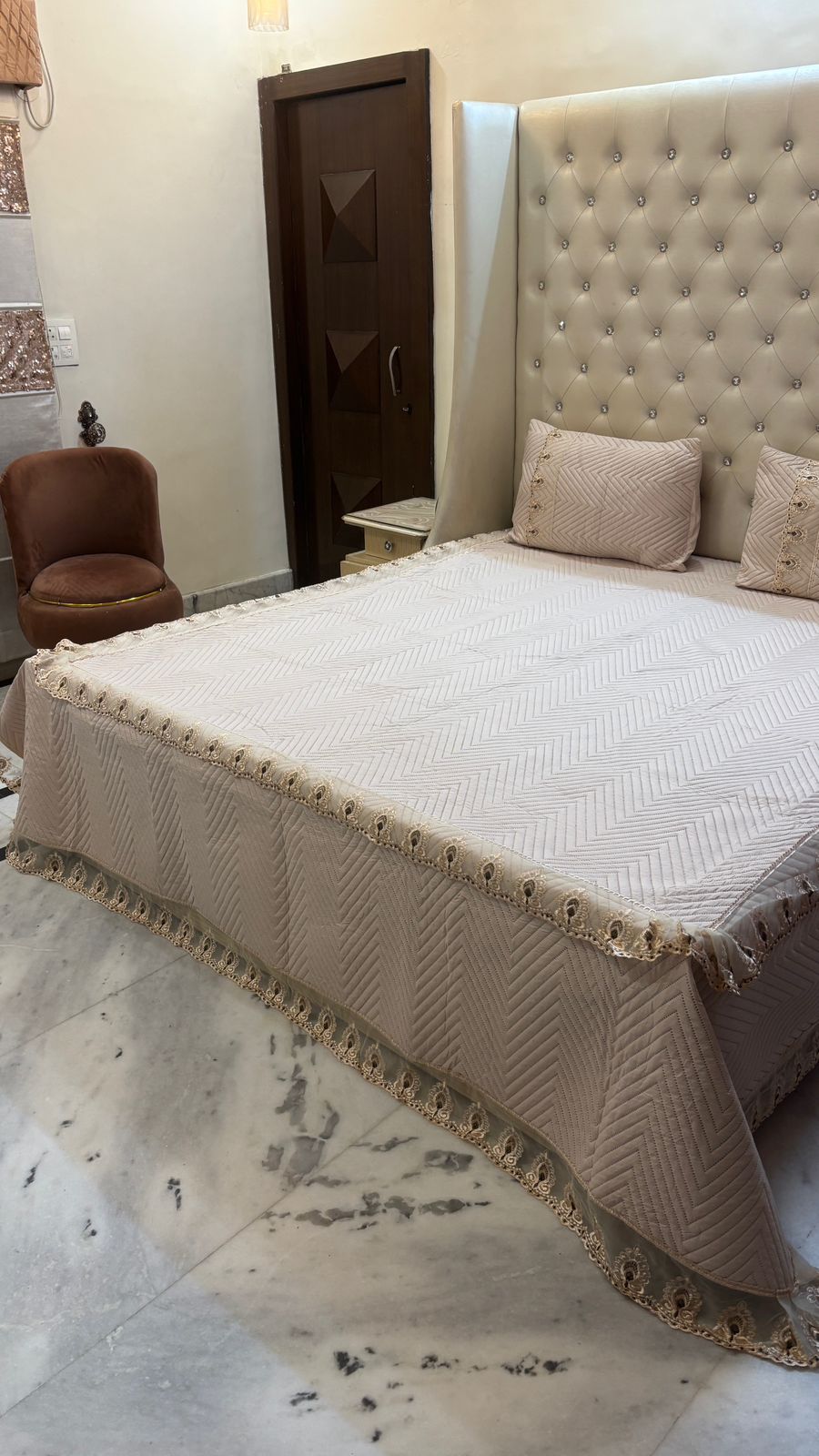 Double Lace Luxury Bedcover