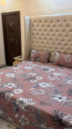 Reversible Quilted Bed Cover